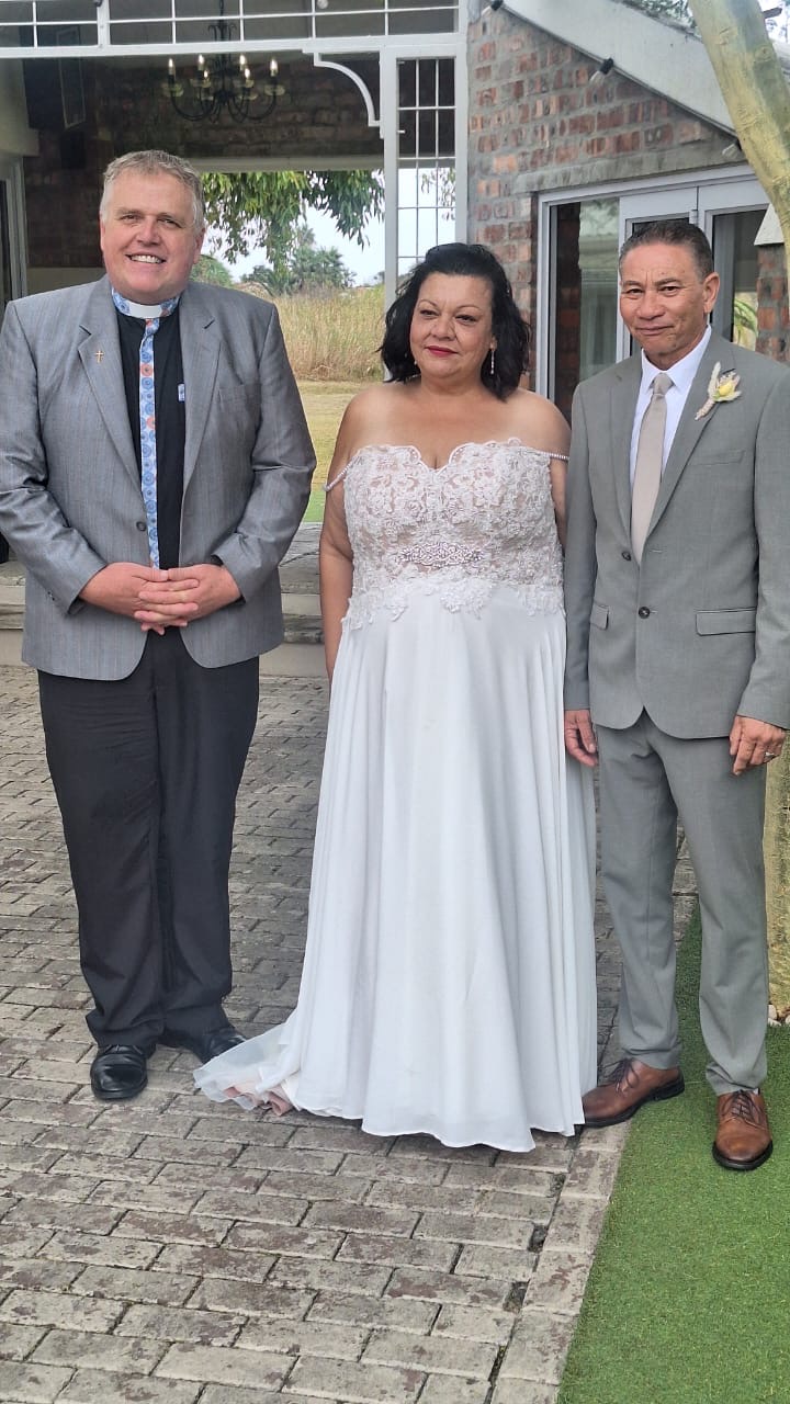 Wedding ceremony by Dr. Gerrit Rademeyer in Hartswater