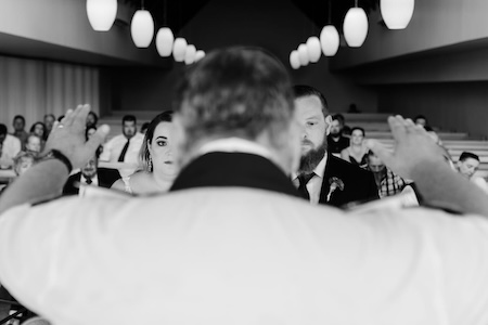 Wedding ceremony by Dr. Gerrit Rademeyer in Hartswater