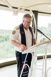 Wedding ceremony by Dr. Gerrit Rademeyer in Hartswater