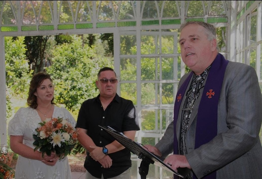 Wedding ceremony by Dr. Gerrit Rademeyer in Hartswater